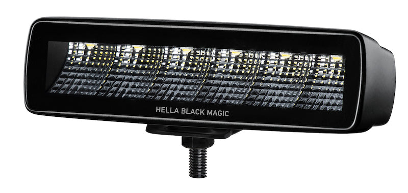 Hella Universal Black Magic 6 L.E.D. Mini Light Bar Flood Beam 358176201