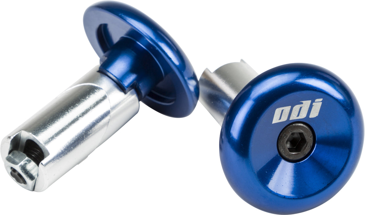 Odi Aluminum Bar End Plugs Blue F71APU