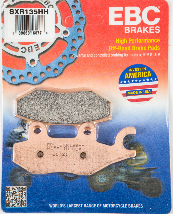 EBC SXR135HH SXR Side Race Formula Brake Pads