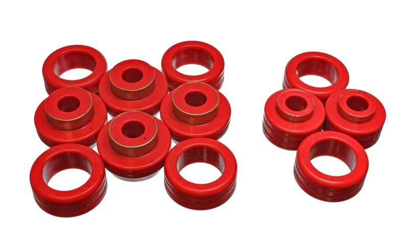 Energy Suspension 87-96 Compatible with Dodge Dakota 2WD Red Body (Cab) Mount Set 5.4106R