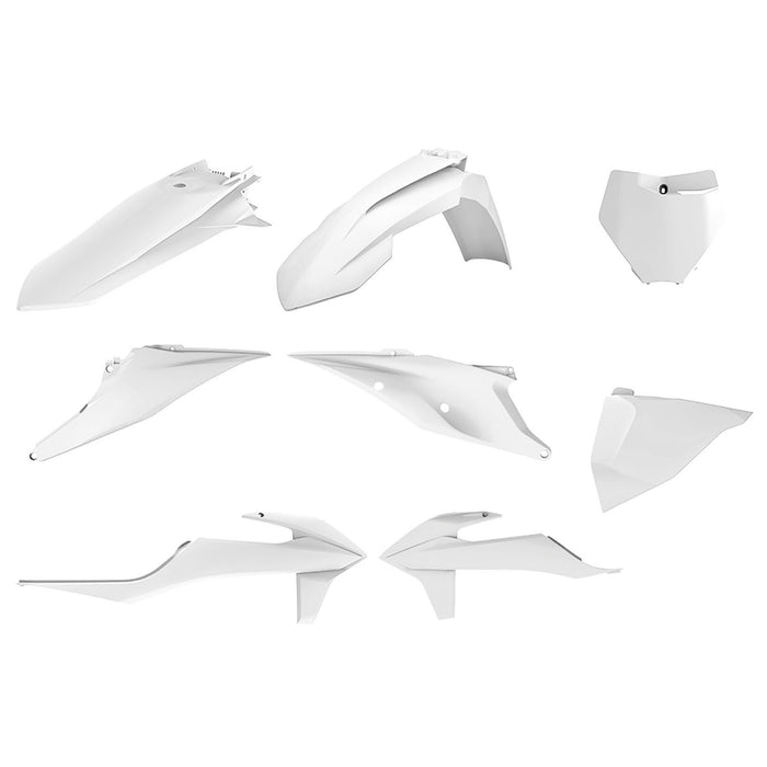 90913 Polisport Plastic Body Kit White Ktm