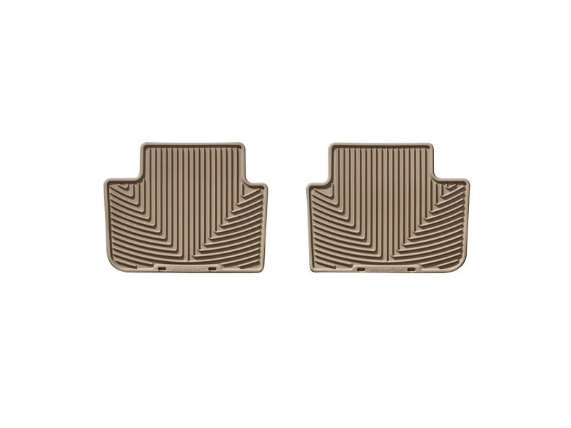 WeatherTech 04+ BMW X3 Rear Rubber Mats Tan W146TN