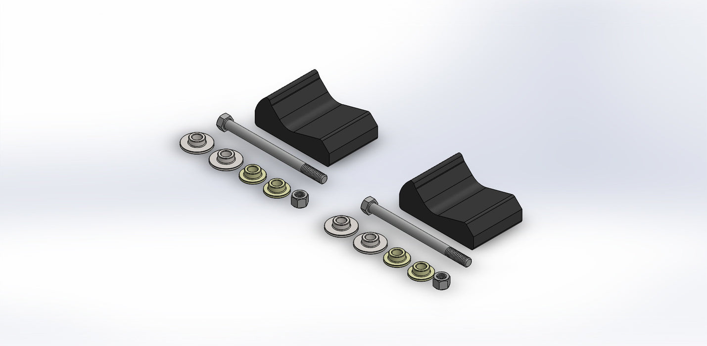 Slydog PrSly Dog Mount Kit Pol All Trailing Arms 3/8" MKTPOL001