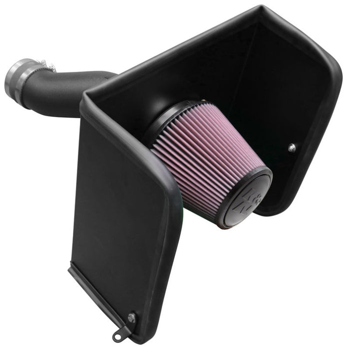 K&N 17-18 Compatible with Nissan Titan XD V8 5.6L Aircharger Performance Intake 63-6020