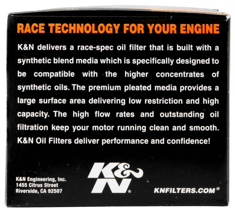 K&N Motorcycle Oil Filter: High Performance, Premium, Designed to be used with Synthetic or Conventional Oils: Fits Select BMW Motorcycles, KN-160