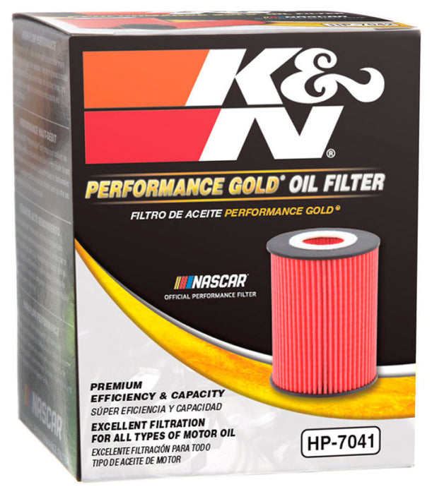 K&N Performance Oil Filter 14-18 Fiat 500L 1.4L L4 Gas HP-7041