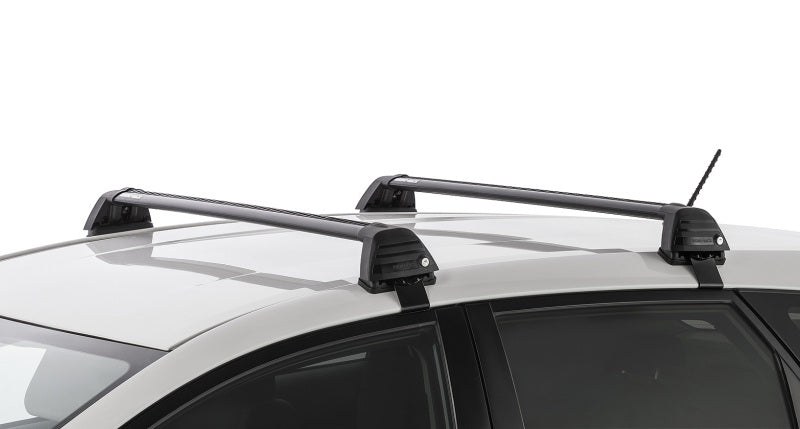 Rhino-Rack 15-19 Volkswagen Golf MKVII 5 Door Hatch Vortex ROC25 Flush 2 Bar Roof Rack Black RV0605B