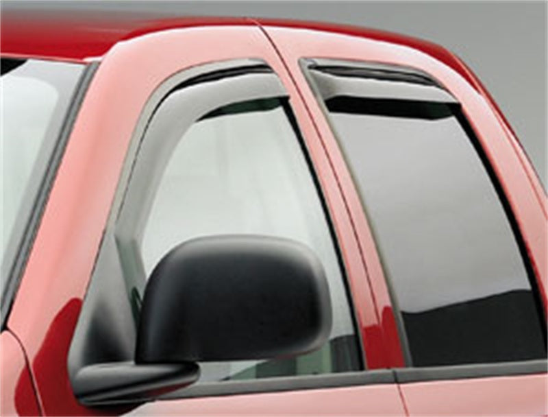 EGR 02-08 Compatible with Dodge F/S Pickup Quad Cab New Body In-Channel Window Visors Set of 4 (572451) 572451