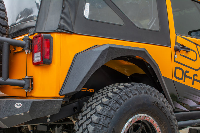 DV8 Offroad 2007-2018 compatible with Jeep Wrangler Armor Fenders FENDB-09