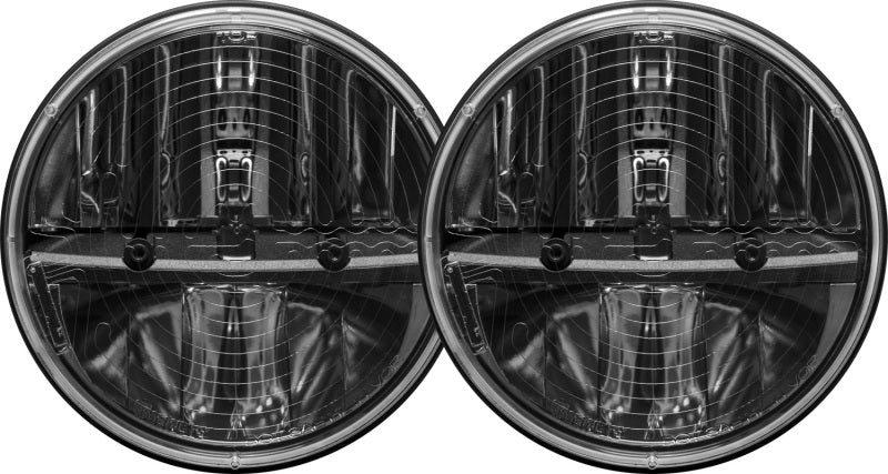 RIGID 7in Round Headlights w/ Heated Lens Non JK Set of 2 55008
