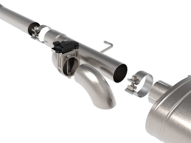 aFe Gemini XV 3in 304 SS Cat-Back Exhaust 2021 Ford F-150 V6 2.7L/3.5L (tt)/V8 5.0L w/ Polished Tips 49-33129-P