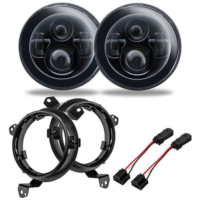 Oracle compatible with Jeep Wrangler JL/Gladiator JT 7in. High Powered LED Headlights (Pair) No Halo SEE WARRANTY 5769J-504