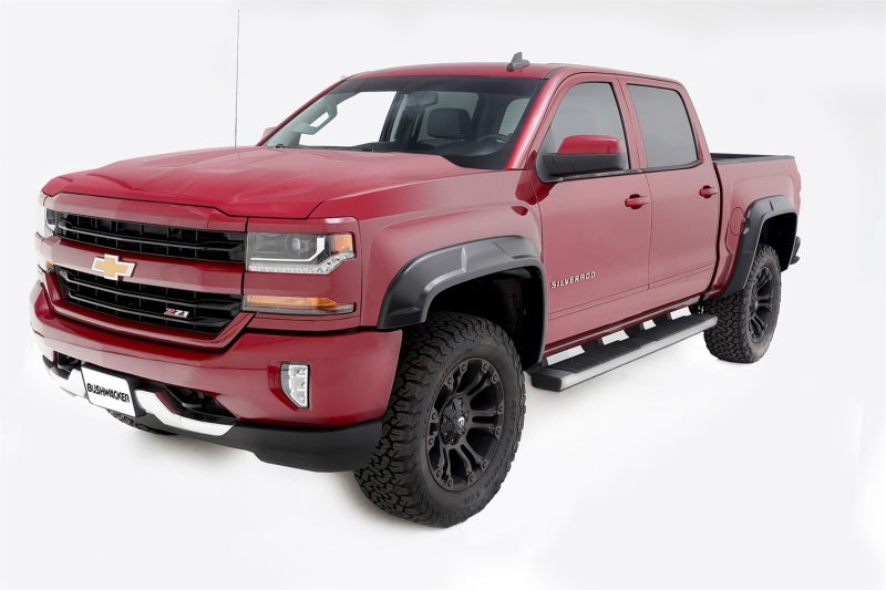 Bushwacker 2019 Chevrolet Silverado 1500 w/ 69.3in Fleetside Bed DRT Style Flares 4pc Black 40944-02