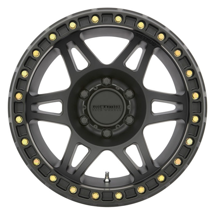 Method MR106 Beadlock 17x9 -44mm Offset 5x5 71.5mm CB Matte Black w/BH-H24125 Wheel MR10679050544B