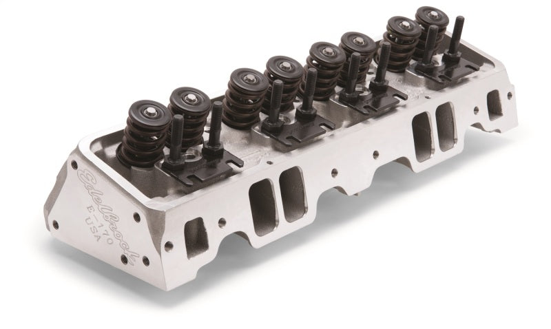 Edelbrock Cylinder Head SBC Performer RPM 23 Deg 170cc Intake 60cc Chamber Flat Tappet Cam Complete 61019