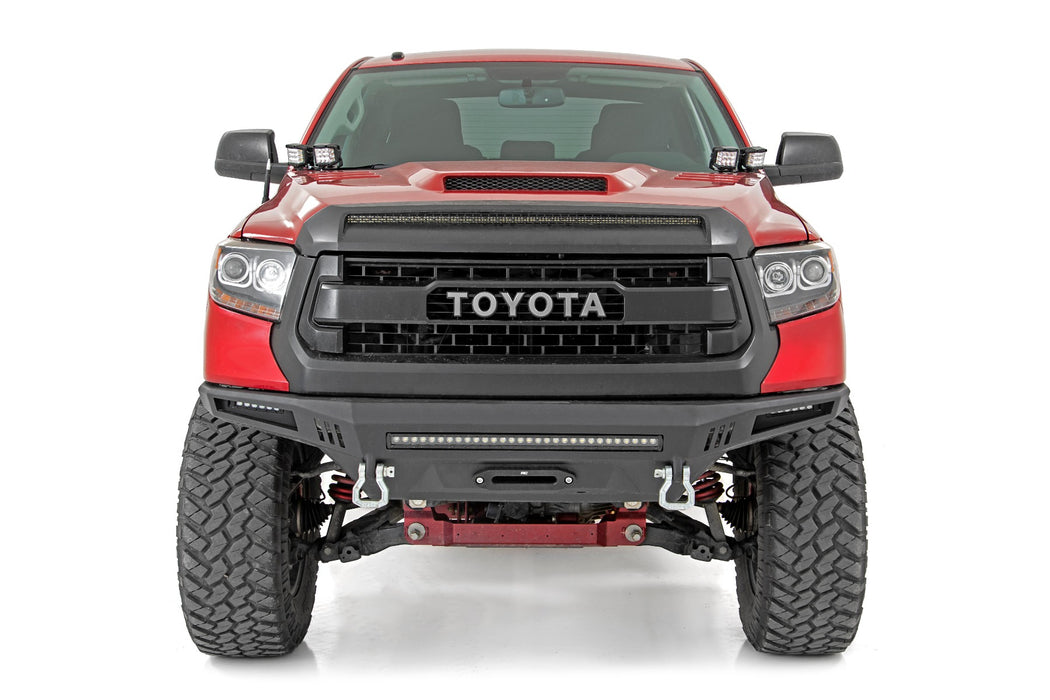 Rough Country LED Light Kit Ditch Mount Dual 2" Black Pairs Spot Fits toyotaTundra (14-21)