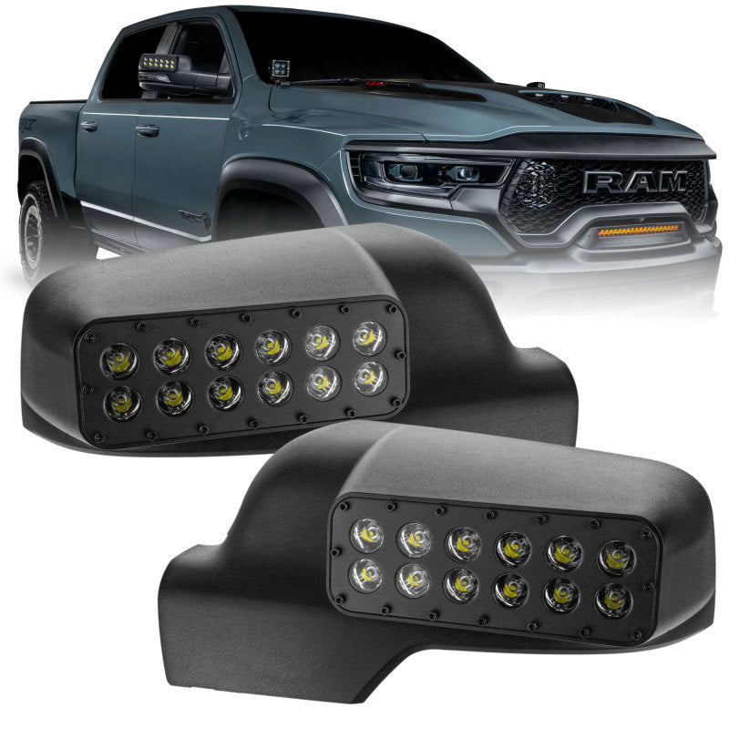 Oracle 19-23 Ram 1500 DT LED Off-Road Side Mirror Ditch Lights SEE WARRANTY 5914-001