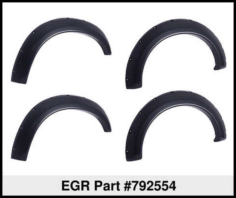 EGR 02-08 Compatible with Dodge Ram LD Bolt-On Look Fender Flares Set 792554