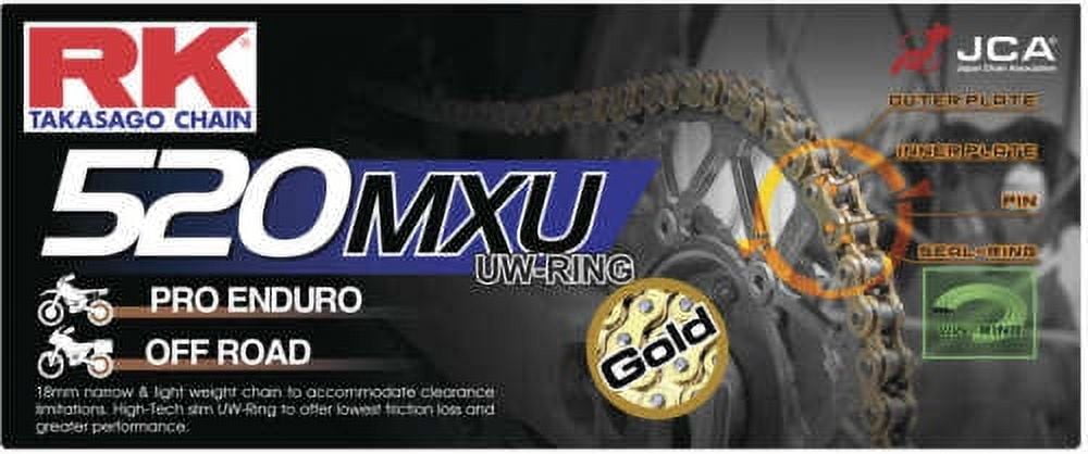 RK Chain GB520MXU-110 Gold GB520MXU-110