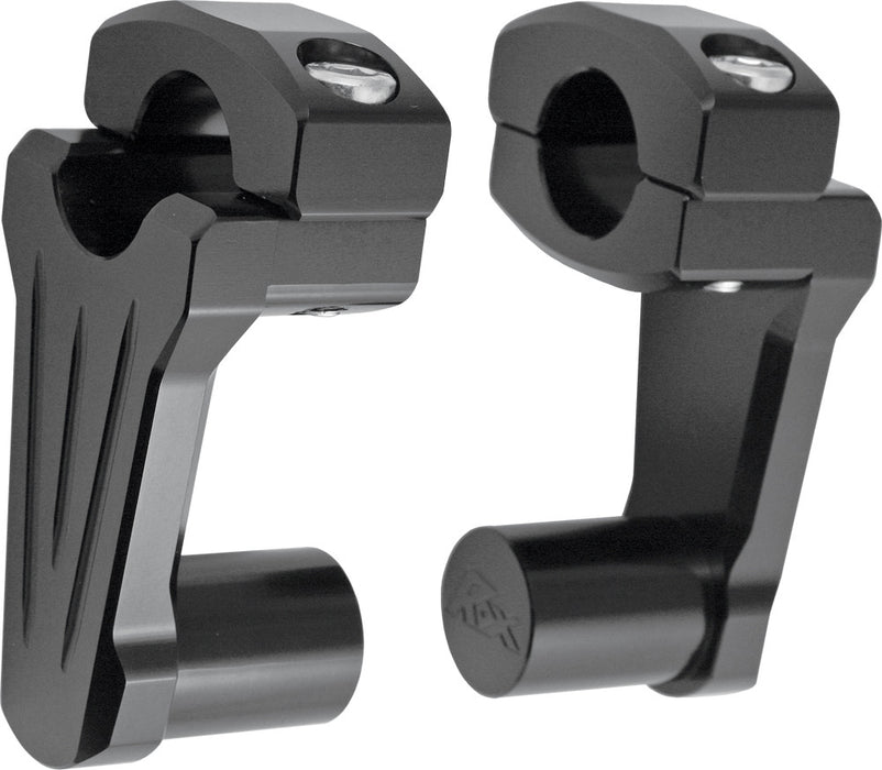 Rox Pivoting Handlebar Riser Black 2" Rise 4R-P2CC01