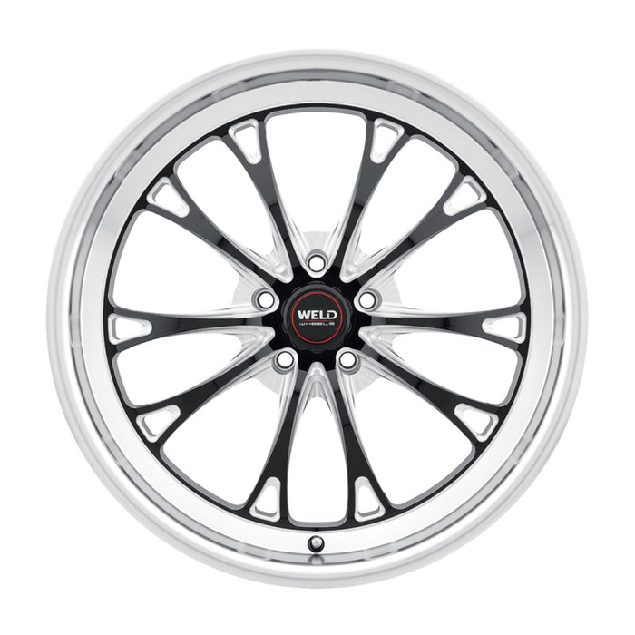 Weld S113 20X10.5 Belmont 5X115 ET20 BS6.5 Gloss Black MIL Dia 71.5 S11300590P20