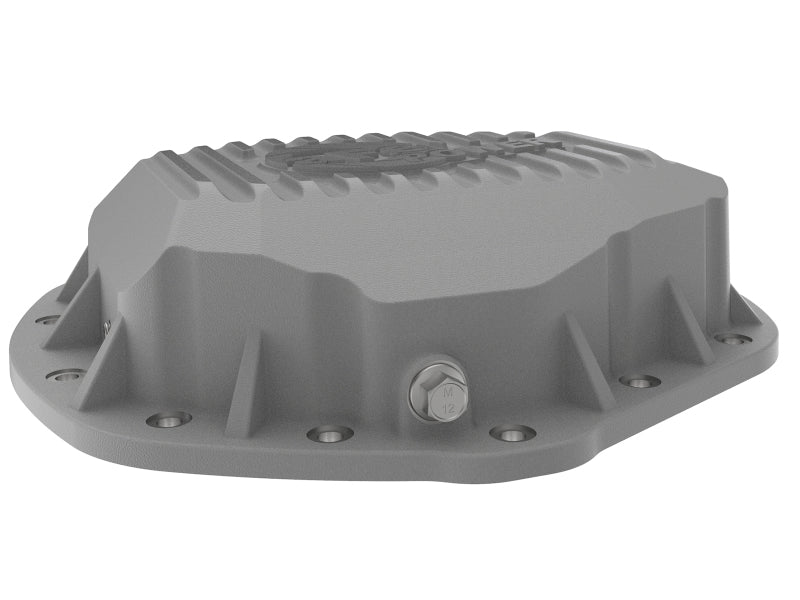 aFe Street Series Rear Differential Cover Raw w/ Machined Fins 01-18 GM Diesel Trucks V8-6.6L (td) 46-71060A