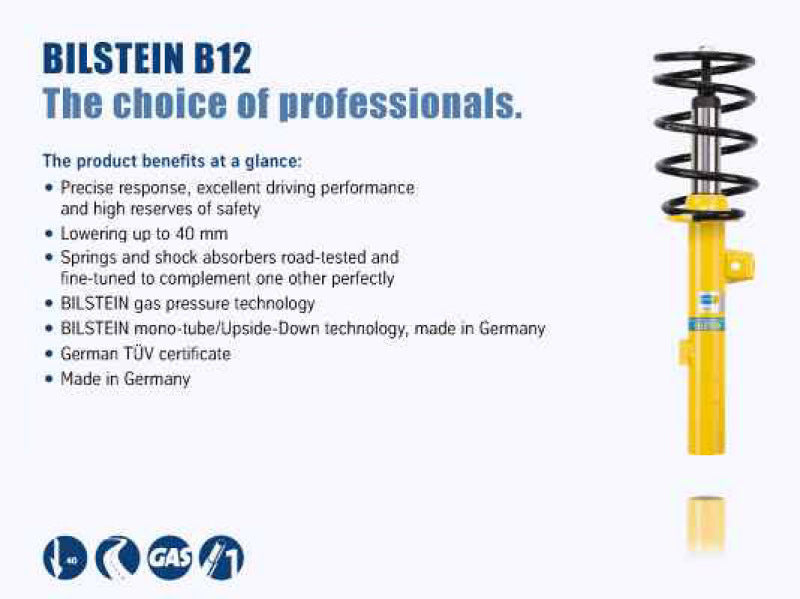 Bilstein B12 2008 Porsche Cayman S Porsche Design Front and Rear Suspension Kit 46-190697