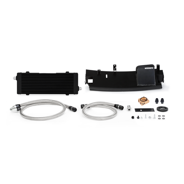 Mishimoto 2016+ Ford Focus RS Thermostatic Oil Cooler Kit Black MMOC-RS-16TBK