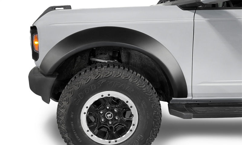 Bushwacker 21-22 Ford Bronco (2 Door) Extend-A-Fender Style Fender Flares 4pc Smooth 20966-02