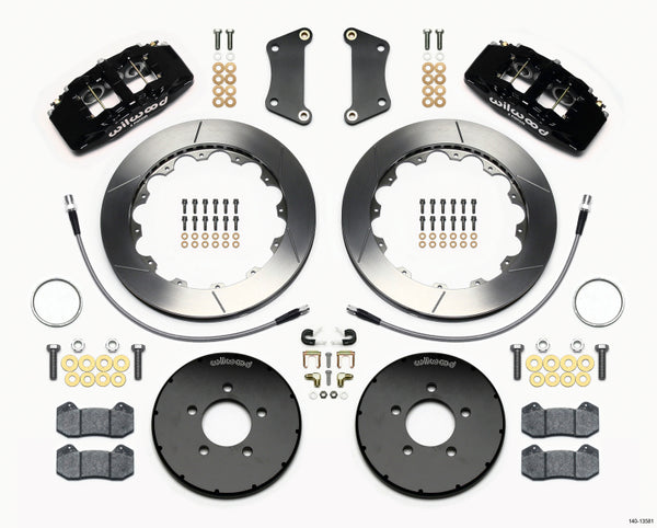 Wilwood Dynapro 6 Front Hat Kit 12.88in 2005-Up Mazda 3 w/ Lines 140-13581