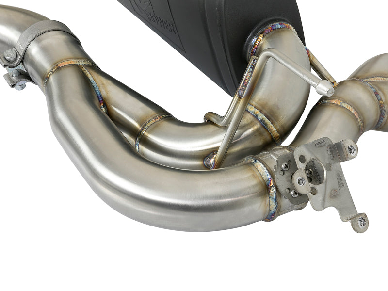 aFe MACH Force-Xp 2-1/2in SS Axle Back Exhaust w/Polished Tips 15+ BMW M3/M4 (F80/F82) L6 3.0L (tt) 49-36338-P