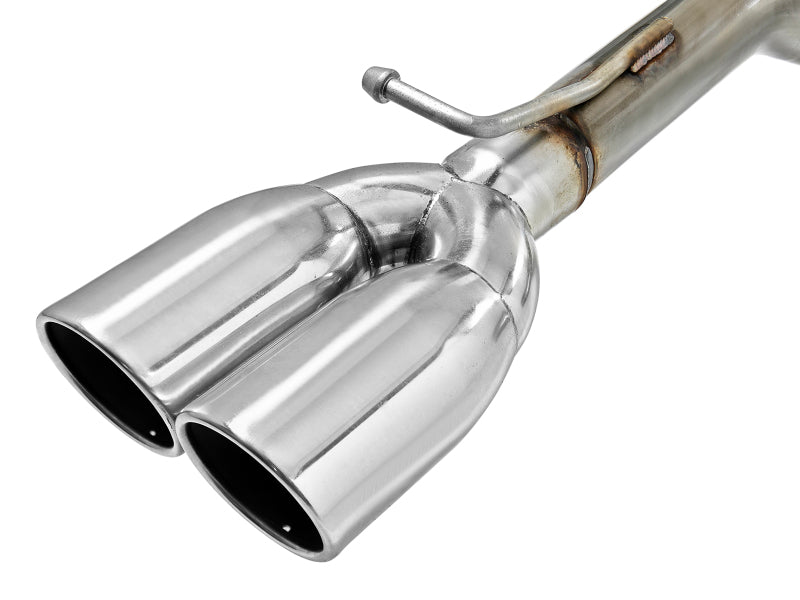 aFe MACH Force-Xp 2-1/2in 304 SS Cat-Back Exhaust 15-19 Compatible with Dodge Challenger V6-3.6L Polished Tip 49-32067-P