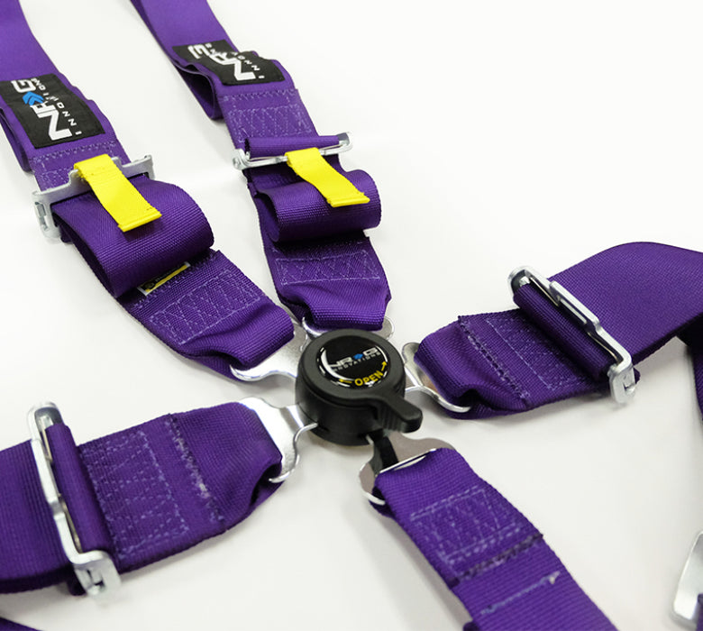 NRG SFI 16.1 5PT 3in. Seat Belt Harness / Cam Lock Purple SBH-RS5PCPP