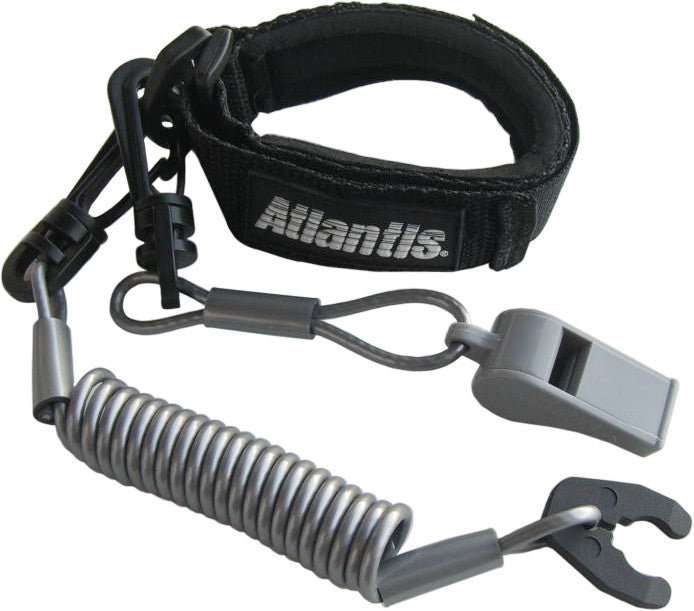 Atlantis Pro Floating Wrist Lanyard Red W/Whistle A2103PFW