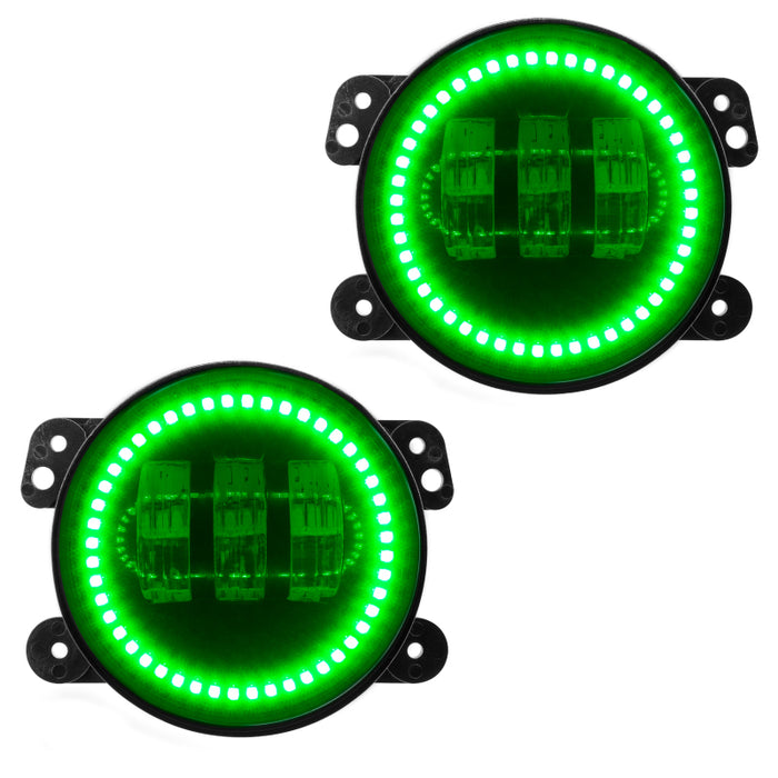 Oracle High Powered LED Fog Lights Green SEE WARRANTY 5775-004