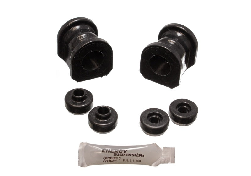 Energy Suspension 89-94 Compatible with Nissan 240SX (S13) Black 24mm Front Sway Bar Bushing Set 7.5121G