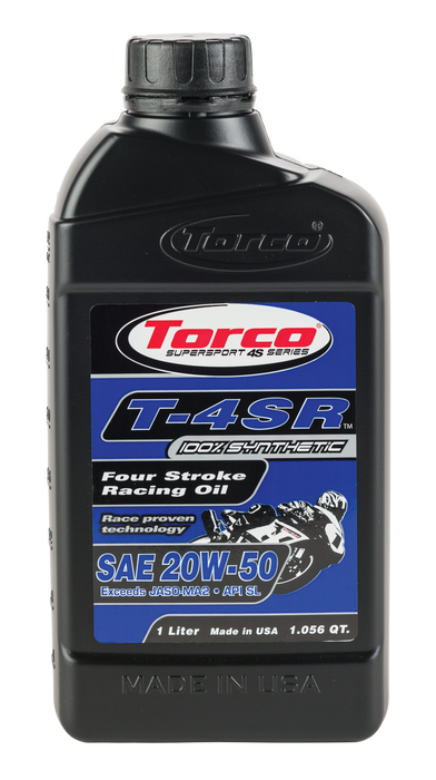 Torco T-4SR 4-Stroke Racing Oil (20W-50)