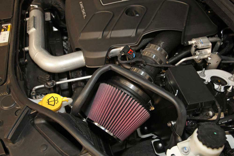 K&N 14-15 compatible with Jeep Grand Cherokee 3.0L V6 Turbo Diesel Performance Intake Kit 57-1570