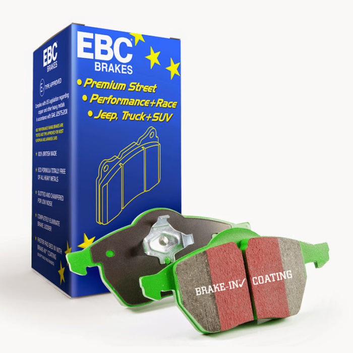 EBC 2018+ Chevrolet Equinox 1.5L Turbo (J60) Greenstuff Front Brake Pads DP63068