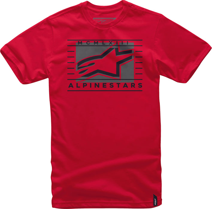 Alpinestars Time Tee Red L 1017-72001-30-LG