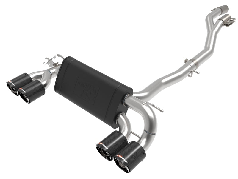 aFe MACHForce XP Exhausts Cat-Back SS 19-21 BMW M2 Competition L6-3.0L w/Carbon Tips 49-36351-C