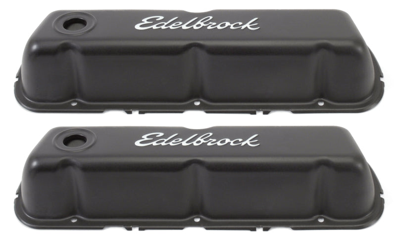 Edelbrock Valve Cover Signature Series Ford 260-289-302-351W CI V8 Black 4603