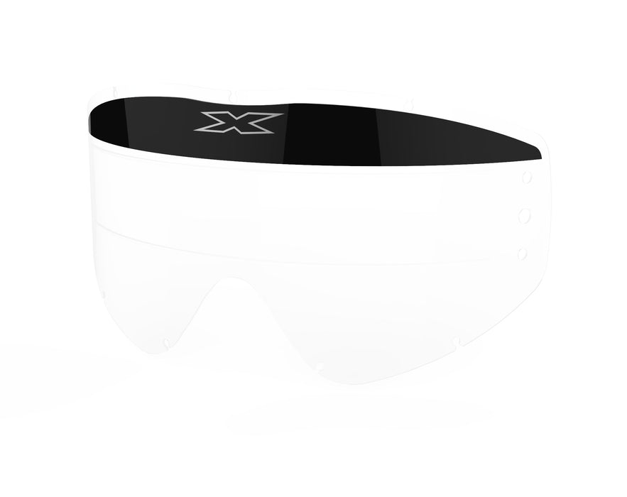 EKS GO-X Zip-Off Visor Adult Off-Road Goggles Accessories - Clear / 3 Pack