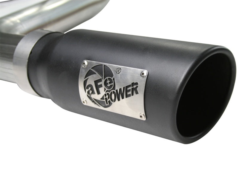 aFe MACHForce XP Exhaust Cat-Back SS-409 07-09 Toyota Tundra V8-5.7L w/ Black Tip 49-46006-B