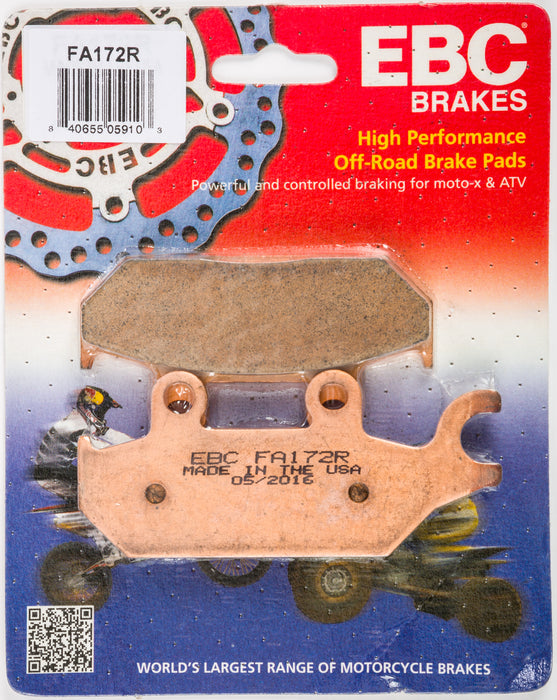 EBC Brakes FA172R Disc Brake Pad Set