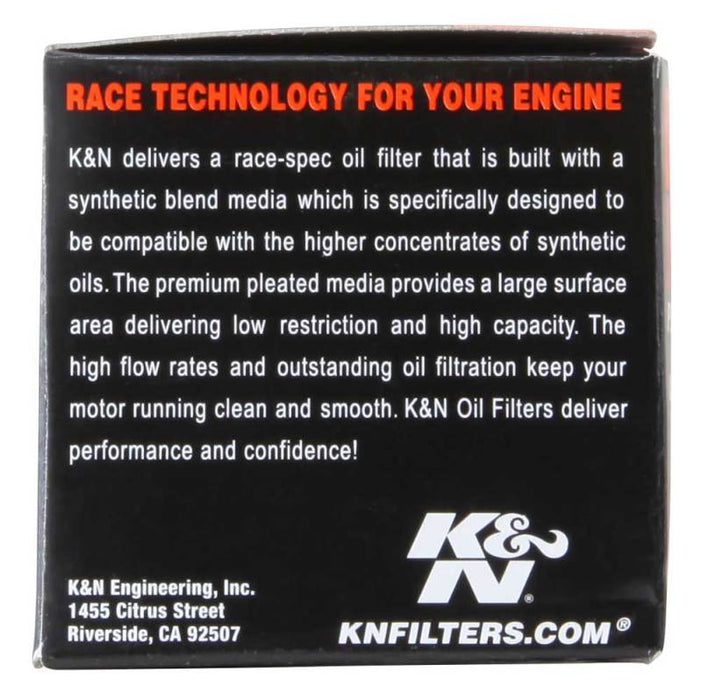 K&N Motorcycle Oil Filter: High Performance, Premium, Designed to be used with Synthetic or Conventional Oils: Fits Select BMW, Aprilia, Jawa Vehicles, KN-151