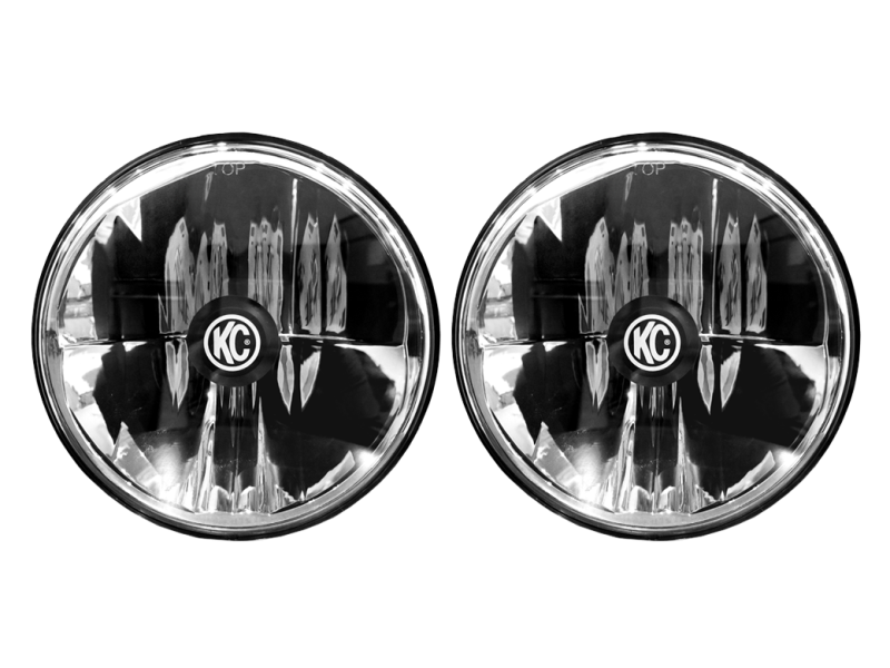 KC HiLiTES 07-18 compatible with Jeep JK (Not for Rubicon/Sahara) 7in. Gravity LED DOT Headlight (Pair Pack System) 42351