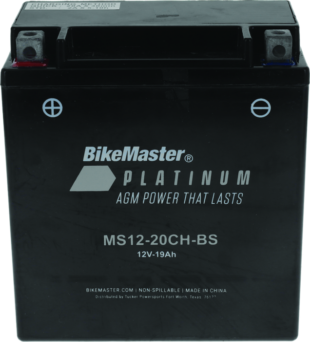 BikeMaster AGM Battery MS12-20CH-BS 780773