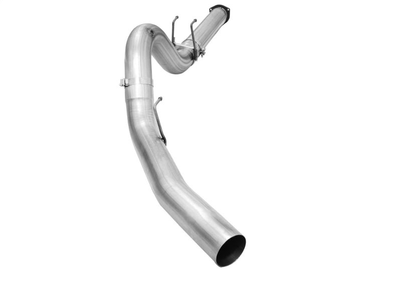 aFe Atlas Exhausts 5in DPF-Back Aluminized Steel Exhaust System 2015 Ford Diesel V8 6.7L (td) No Tip 49-03064