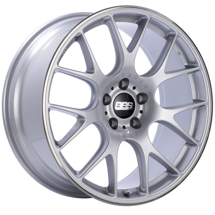 BBS CH-R 20x9 5x112 ET25 Brilliant Silver Polished Rim Protector Wheel -82mm PFS/Clip Required CH102SPO